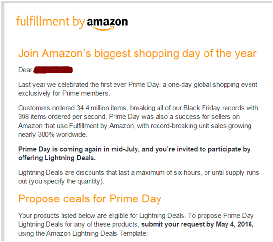 亚马逊Prime day大促正式邀约，你“中选”了吗？
