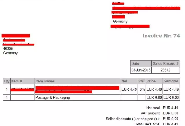 新手看过来，eBay如何给买家合并付款/发送账单VAT?