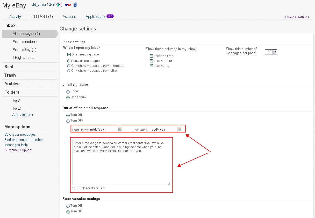 ebay休假设置 ebay休假设置