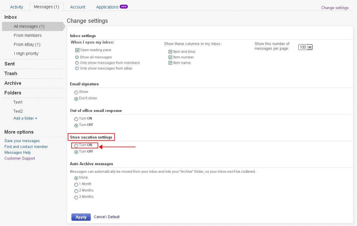 ebay休假设置 ebay休假设置