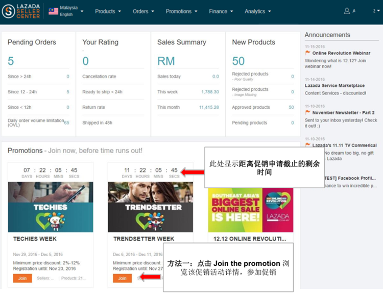 Lazada促销工具使用 Lazada促销工具使用