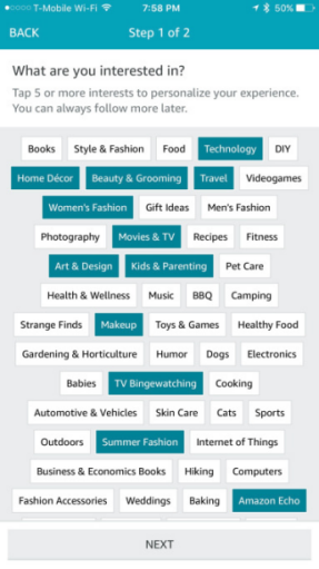 亚马逊模仿Instagram模式推出Spark，用图片帮助消费者更好地搜索产品