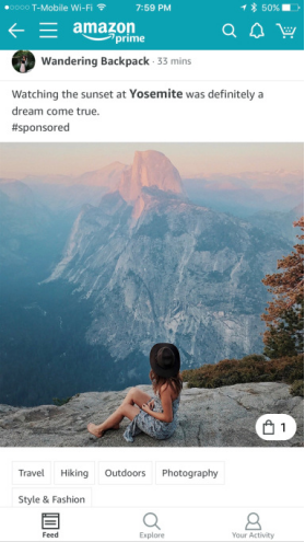 亚马逊模仿Instagram模式推出Spark，用图片帮助消费者更好地搜索产品