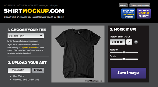盘点：21个超赞的T恤模板创建网站