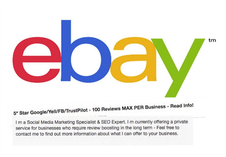 太嚣张了，不良商家公然在eBay上贴出刷假评服务！