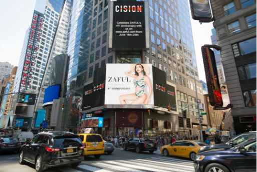 霸屏纽约时代广场 ，快时尚跨境电商ZAFUL的品牌之路