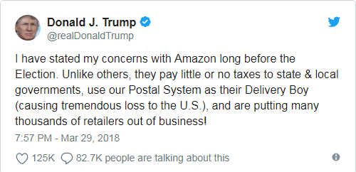 美国邮政提出上调邮递包裹费用，UPS、FedEx和亚马逊均会受影响