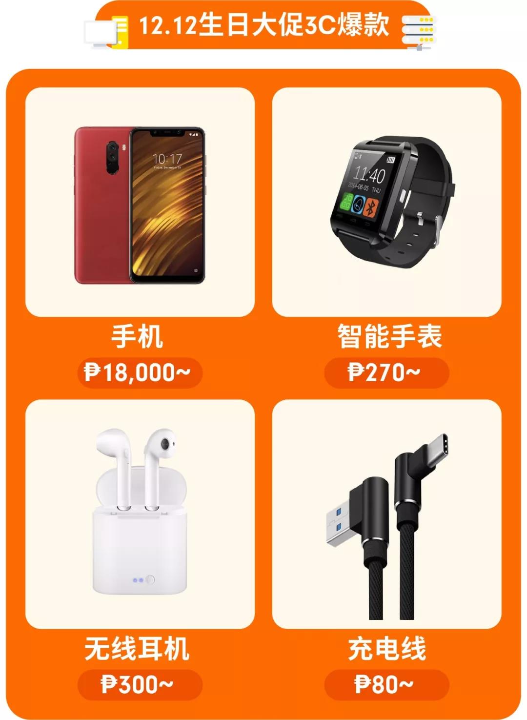 2018 Shopee 12.12大促马来、新加坡、菲律宾爆款强推！