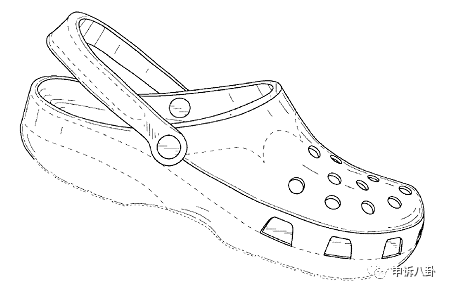 这是侵权的外观专利详情:这是客户的产品外观:乍一看都是洞洞鞋.