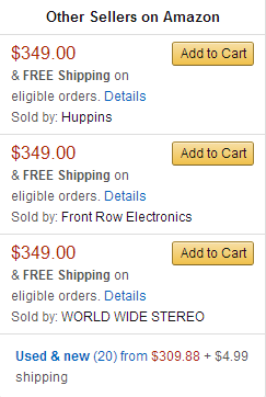 亚马逊listing有个Other Sellers on Amazon版块