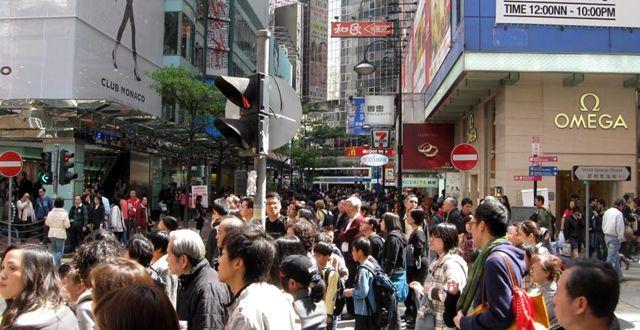 香港铜锣湾成全球店租最高的商业街