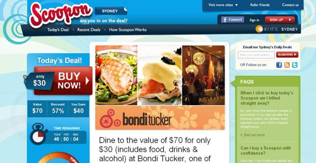 误导买卖双方，澳洲团购网Scoopon被罚百万