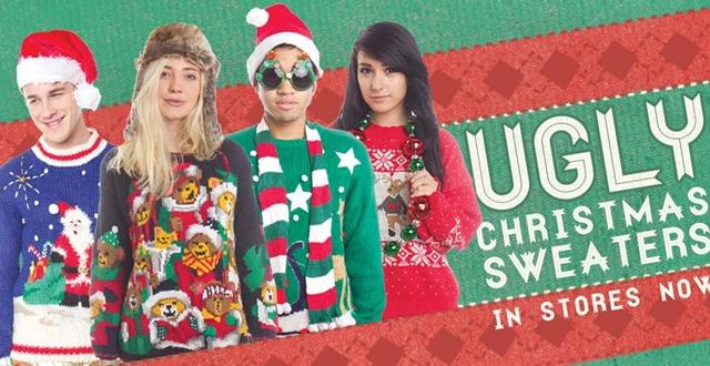 今年圣诞假期，北美特别流行丑陋毛衣
