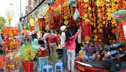越南春节前夕,商场生意火爆
