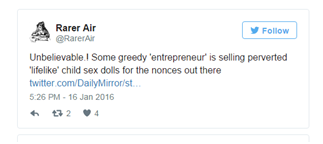 有效吗？日本公司出售儿童性玩偶，欲防止恋童癖犯罪