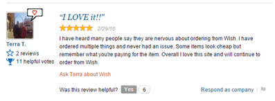 海外买家是这样评价移动电商Wish的！