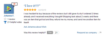 海外买家是这样评价移动电商Wish的！