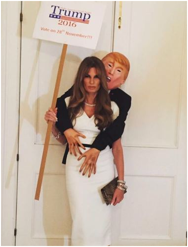 这可能是今年最吓人的万圣节服装了……