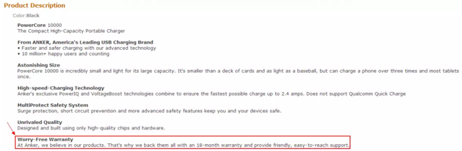 【案例分析】Anker在亚马逊页面上是怎么做服务的