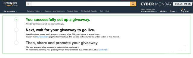 亚马逊销售利器amazon giveaway，你知道怎么设置吗？