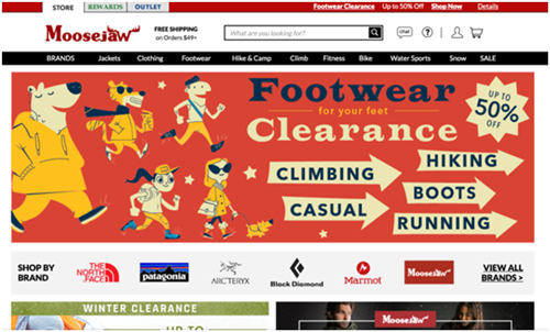 沃尔玛5100万美元收购美国户外装备电商Moosejaw