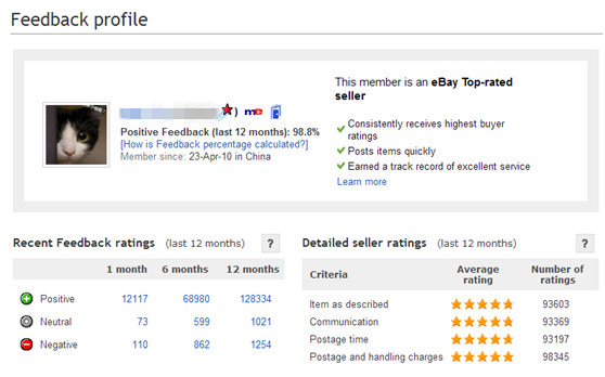 eBay澳大利亚站排名前十的中国卖家都有哪些？