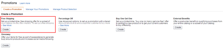 亚马逊促销活动Promotion①：Free Shipping(免运费)的设置教程