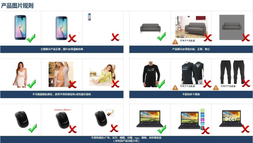 Cdiscount卖家须知（关于仿品、跟卖、图片要求、店铺关闭）