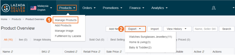 【Lazada​新手开店】Lazada如何批量更新价格、库存和内容？