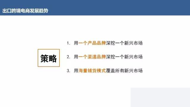 李鹏博：2017年出口跨境电商四大趋势（含策略）