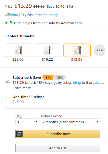 亚马逊Subscribe & Save计划操作详解