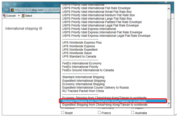 ​5月26日起，eBay将对卖家开放美国、以色列及新西兰等新增路向服务