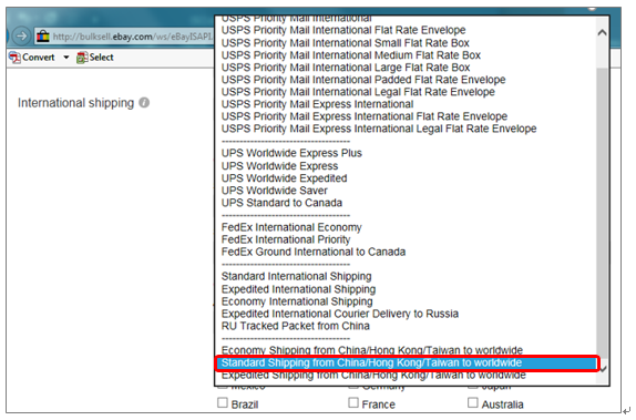 ​5月26日起，eBay将对卖家开放美国、以色列及新西兰等新增路向服务