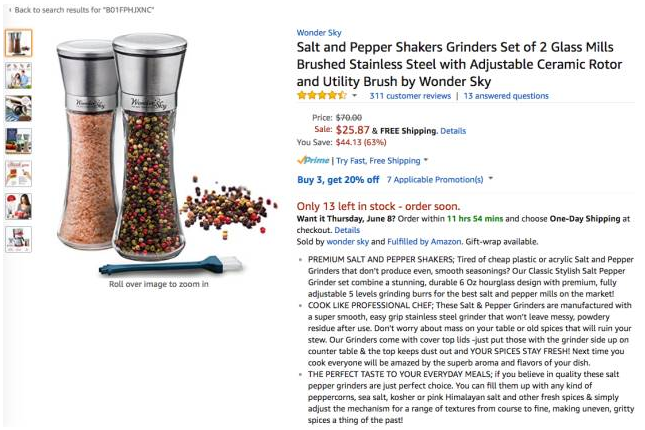 美亚品类爆款分析丨BSR大涨917%！这款调料研磨瓶的数据太可怕了！