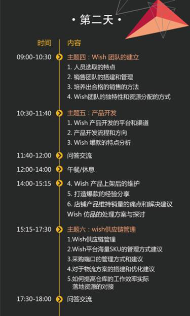 加场！VC商学院综合技能培训班之“Wish平台运营一课通”深圳启动开课