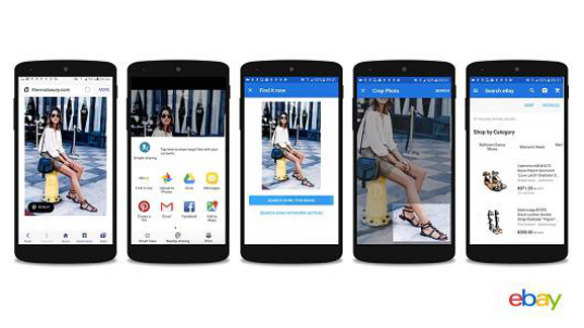 eBay推出“图片搜索”和“社交媒体网页链接搜索”新功能