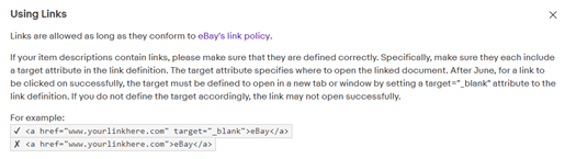 eBay链接新政策9月开始，这些细节你一定要知道！