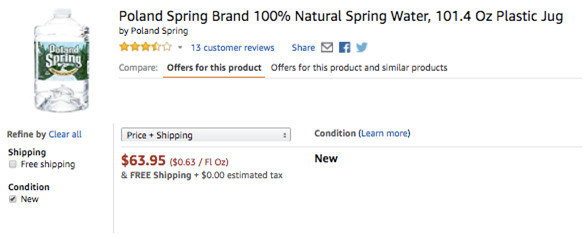 “史上最强”飓风Irma即将登陆美国！亚马逊上瓶装水价格被哄抬数倍