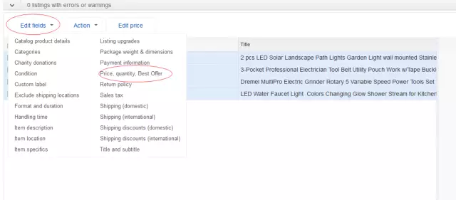 如何把eBay listing添加上best offer来吸引买家？