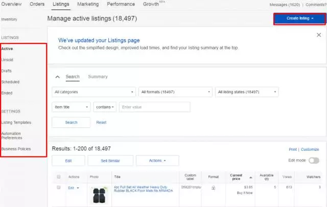 超全讲解eBay Seller Hub（Overview、Orders、Listings），助力销量增长
