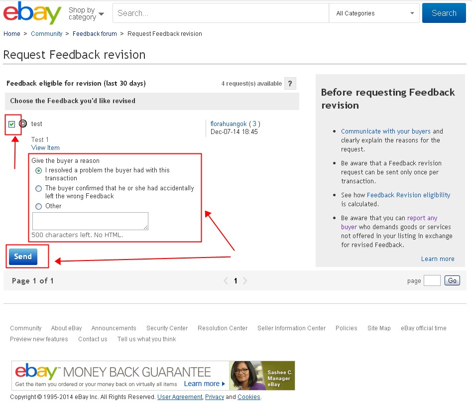 eBay卖家如何要求买家修改信用评价? eBay卖家如何要求买家修改信用评价?