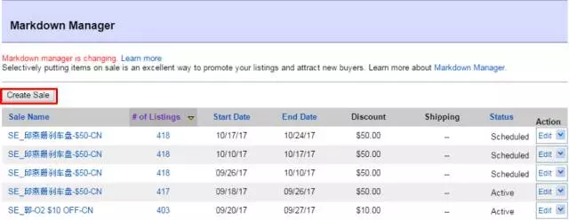 手把手教你设置eBay Marketing促销打折工具，决战“黑五”！