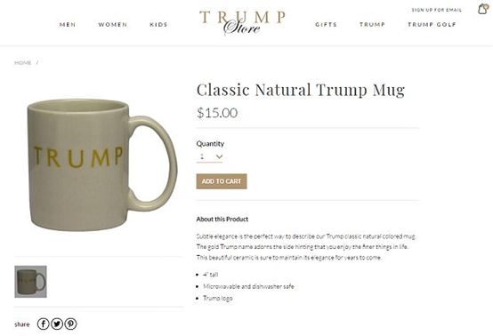 又被打脸了！提倡美国制造的特朗普，自家电商店铺里卖的产品竟是外国制造？