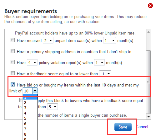 eBay如何设置限购促销活动？