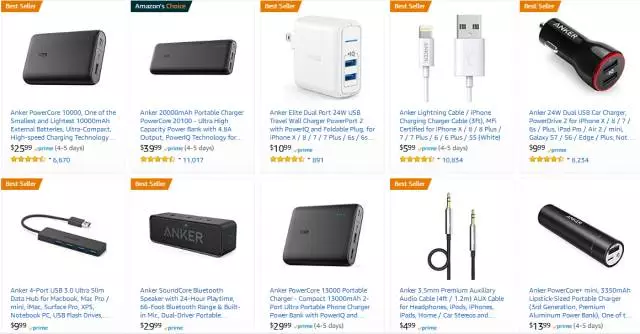 美国线上市场最受欢迎的电子产品品牌及热卖品TOP30