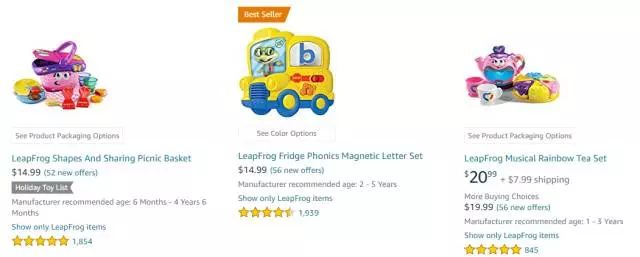 美国线上市场最受欢迎的玩具品牌及热卖品TOP30