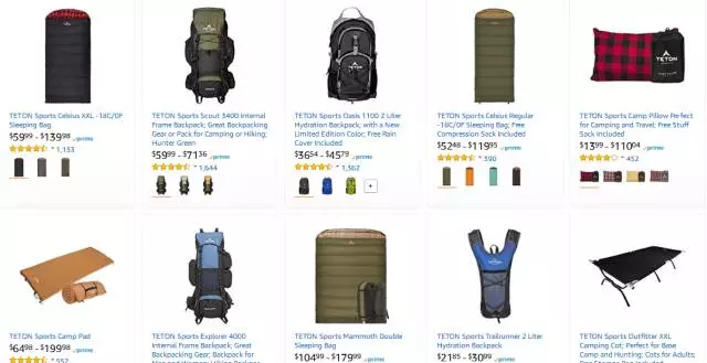 美国线上市场最受欢迎的户外用品品牌及热卖品TOP30