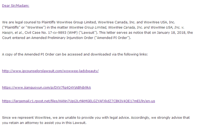 ​139个指尖猴子卖家收到海外律师函，不赔偿则冻结账号全部资金
