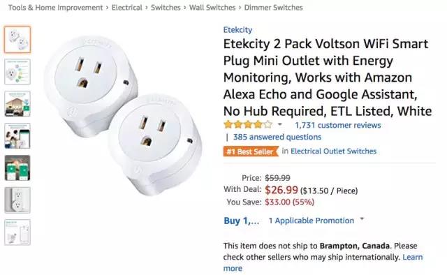 亚马逊爆款选品：智能插座再度霸榜，智能家居风潮持续高涨