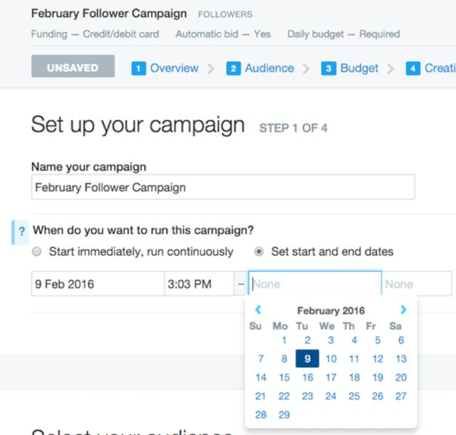 Twitter推荐账户系列广告设置教程
